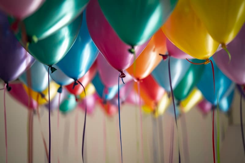 Children with balloons at Kids Fun Day